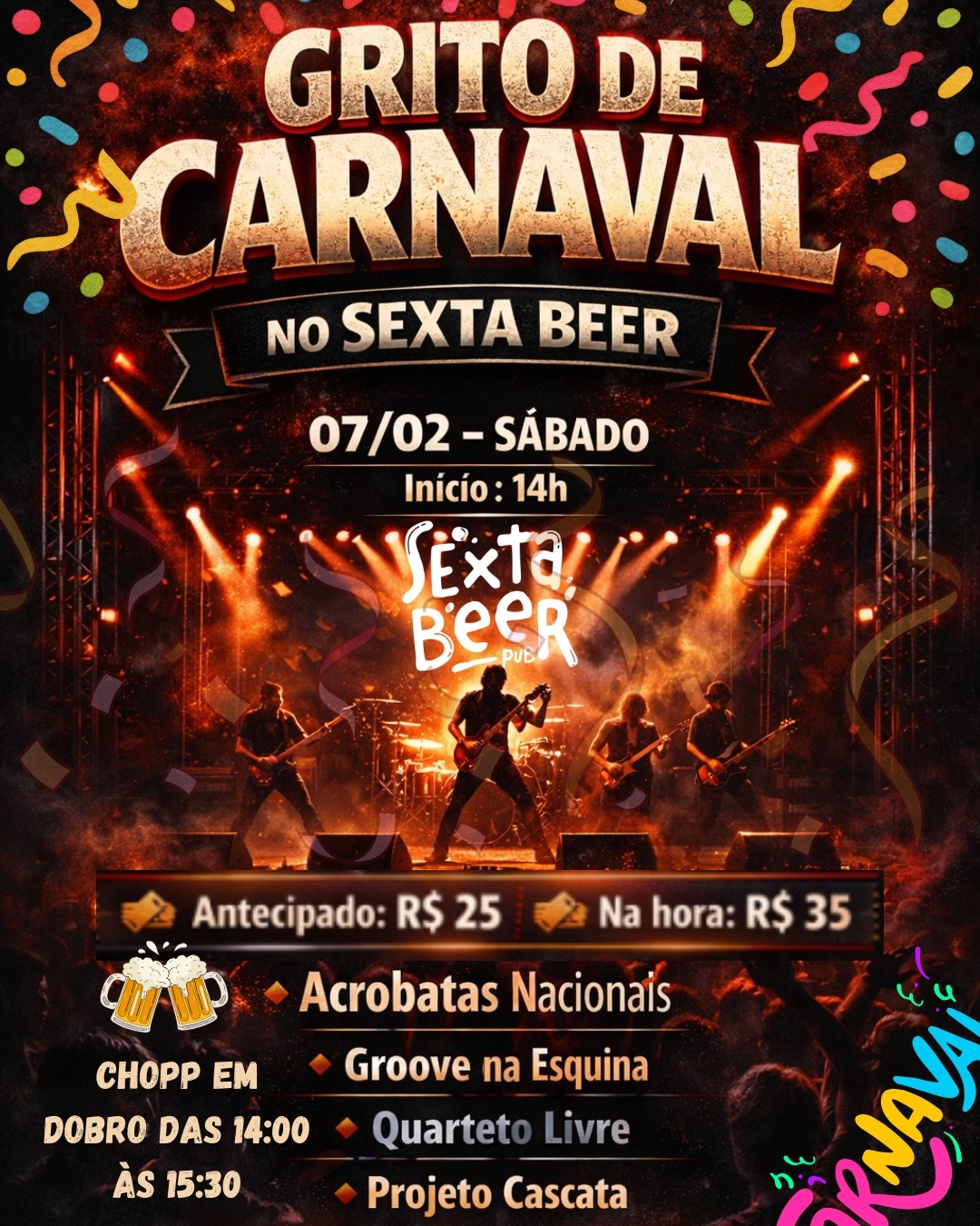 Grito de Carnaval Sexta Beer